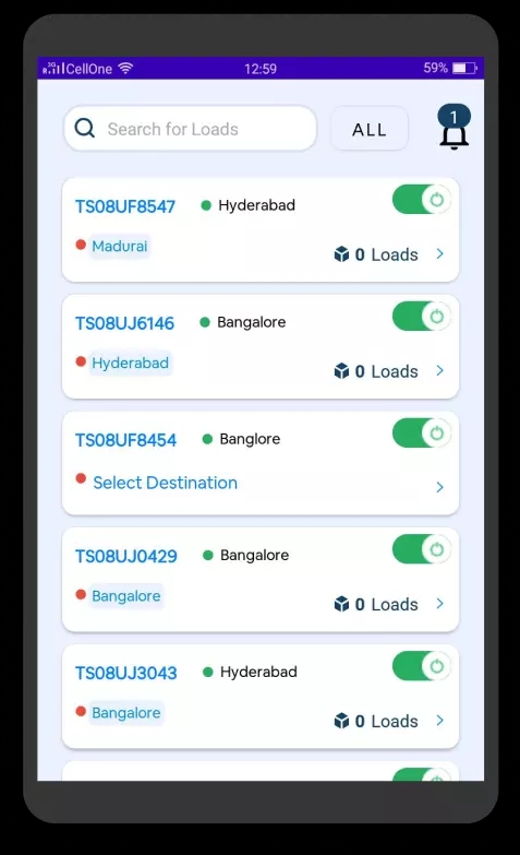 FR8 Loads - Full truck loads