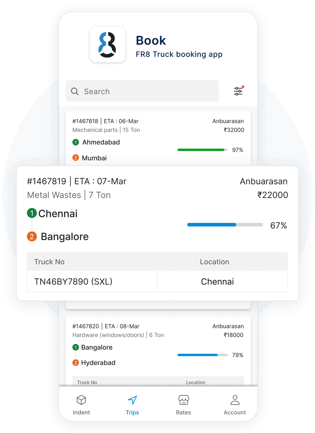 Instant Access to Truck and Driver Details