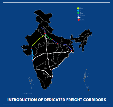Introduction of Dedicated Freight Corridors - FR8