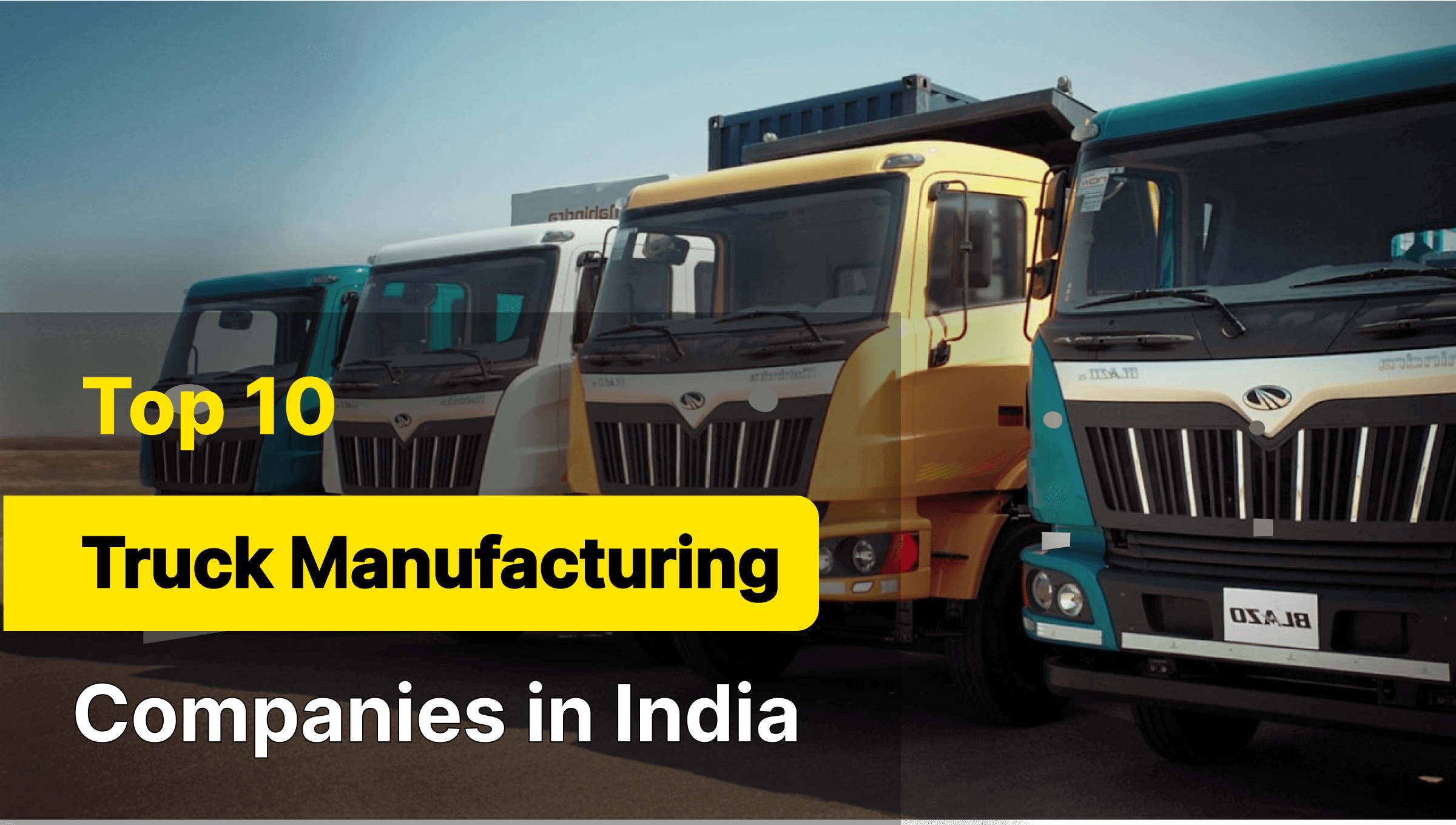 Top 10 Manufacturing companies in India