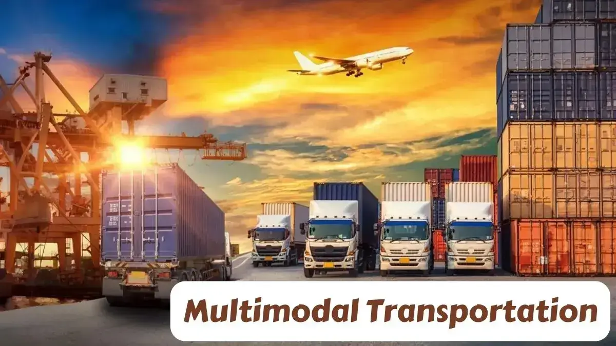 The complete process of multimodal transportation in India