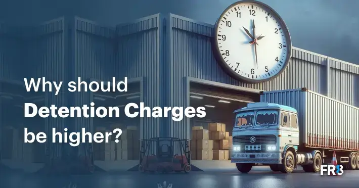 Why should halting or detention charges be higher?